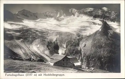 Ak Zillertal in Tirol, Furtschagelhaus, Hochfeilergruppe