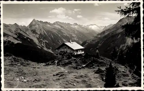 Ak Zillertal in Tirol, Gschösswandhütte