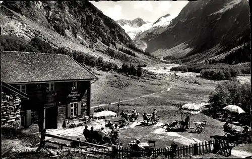 Ak Zillertal in Tirol, Berggasthof Steinbockhaus im Floitental