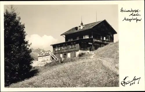 Ak Mayrhofen im Zillertal Tirol, Steinerkogelhaus, Fotograf Hruschka