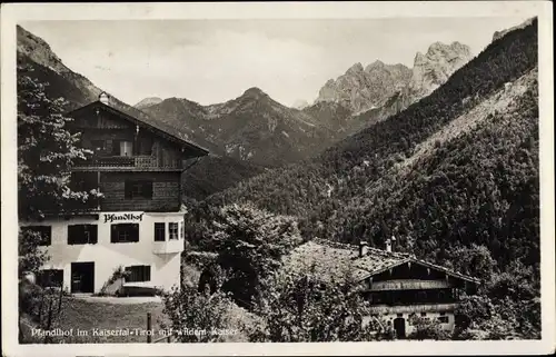 Ak Kufstein in Tirol, Pfandlhof, Wilder Kaiser