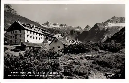 Ak Mayrhofen in Tirol, Berliner Hütte