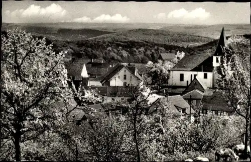 Ak Gaiberg Baden Württemberg, Teilansicht mit Kirche