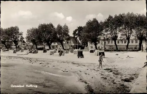 Ak Haffkrug Scharbeutz Ostholstein, Strandpartie