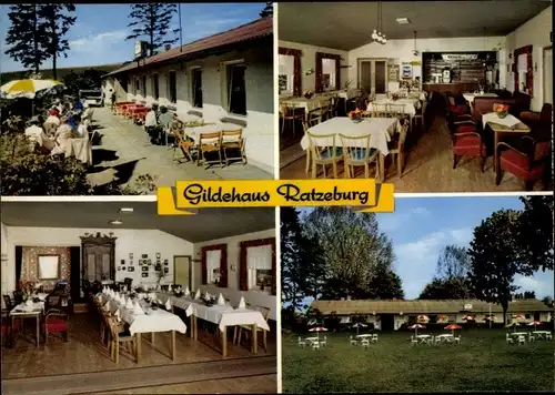 Ak Ratzeburg im Herzogtum Lauenburg, Gildehaus Ratzeburg, Terrasse