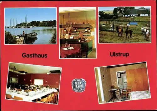 Ak Ulstrup Wees Schleswig Holstein, Gasthaus, Außenansicht