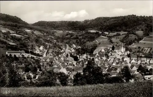 Ak Braunsbach in der Region Hohenlohe, Gesamtansicht