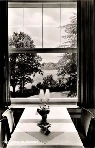 Ak Delecke Möhnesee, Haus Delecke am Möhnesee, Ausblick