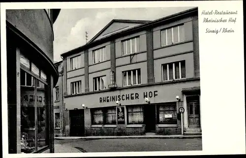 Ak Sinzig am Rhein, Restaurant Rheinischer Hof