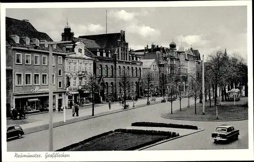 Ak Neumünster in Schleswig Holstein, Großflecken, Geschäfte