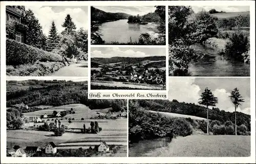 Ak Oberwiehl Wiehl im Oberbergischen Kreis, Panorama