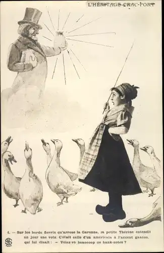 Ak Affaire Humbert Crawford, Betrügerin Therese Humbert, Heritage Crac Fort