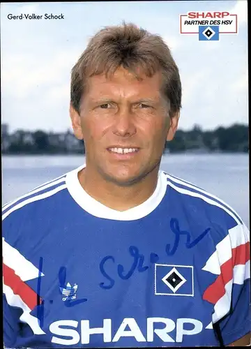 Ak Fußballer Gerd-Volker Schock, Hamburger SV