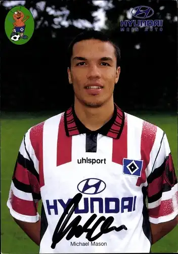 Autogrammkarte Fußballer Michael Mason, Hamburger SV
