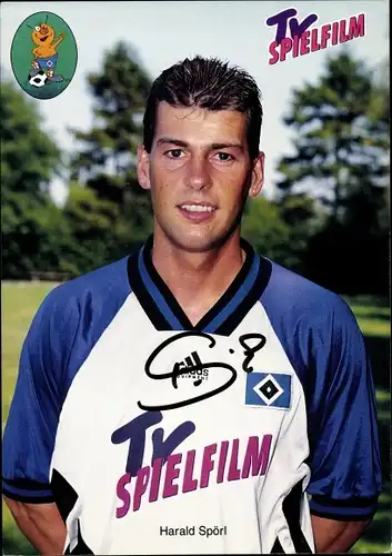 Autogrammkarte Fußballer Harald Spörl, Hamburger SV
