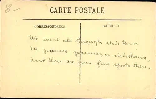 Ak Conakry Konakry Guinea, La Rue de la Poste