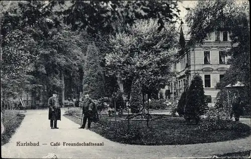 Ak Karlovy Vary Karlsbad Stadt, Cade Freundschaftssaal