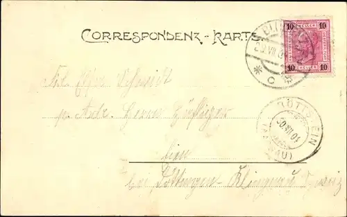 Ak Bludenz Vorarlberg, Blick auf den Ort mit Elserköpfe