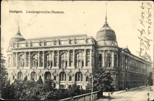 Ak Stuttgart in Baden Württemberg, Landesgewerbe Museum