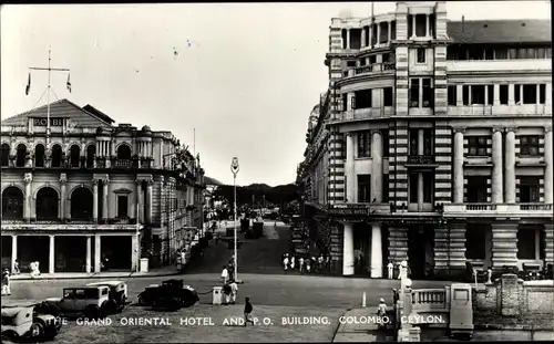 Ak Colombo Ceylon Sri Lanka, Grand Hotel Oriental, P&O Building