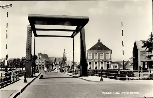 Ak Medemblik Nordholland Niederlande, Kwikkelsbrug