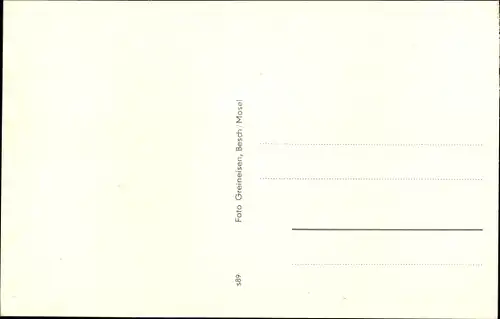 Ak Besch Perl an der Mosel, Moselstrand, Heldenfriedhof