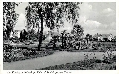 Ak Horn Bad Meinberg im Kreis Lippe, Neue Anlagen am Stausee