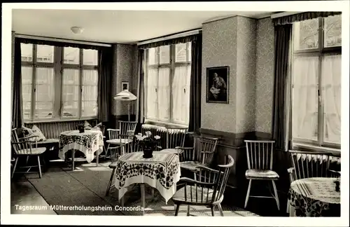 Ak Betzdorf an der Sieg, Müttererholungsheim Concordia, Tagesraum