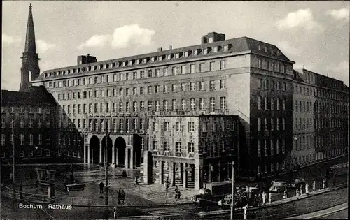 Ak Bochum im Ruhrgebiet, Rathaus