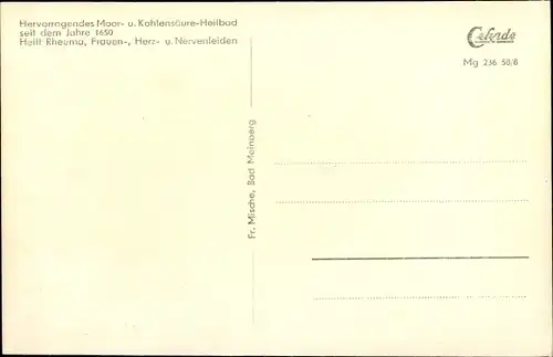 Ak Bad Meinberg am Teutoburger Wald, Berggarten mit Kurheim