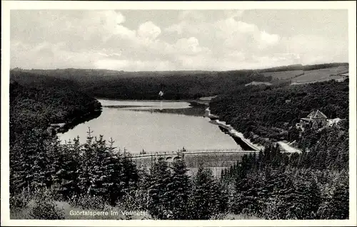 Ak Dahl Hagen in Westfalen, Volmetal, Glörtalsperre