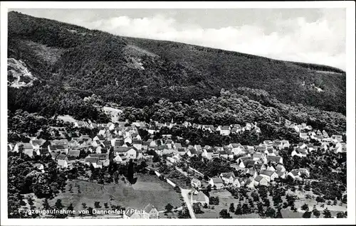 Ak Dannenfels am Donnersberg Pfalz, Fliegeraufnahme