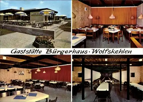 Ak Wolfskehlen Riedstadt in Hessen, Gaststätte Bürgerhaus