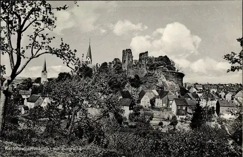 Ak Kastellaun im Hunsrück, Burgruine