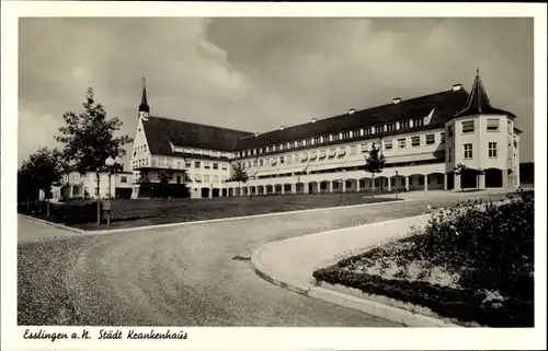 Ak Esslingen am Neckar, Krankenhaus