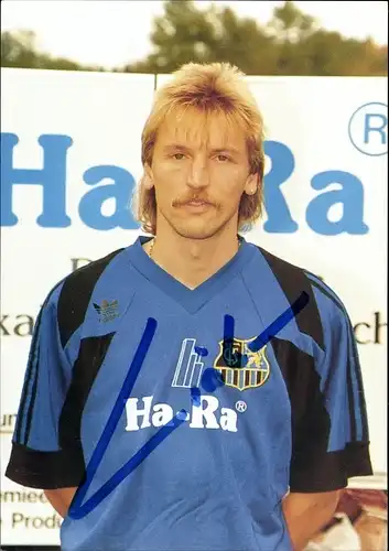 Ak 1. FC Saarbrücken, Fußballer Michael Krötzer, Portrait, Autogramm, Reklame, Ha Ra