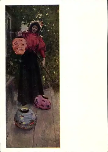 Künstler Ak Korowin, K. A., Paper Lanterns