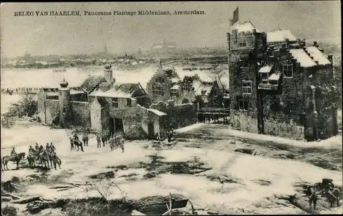 Ak Amsterdam Nordholland Niederlande, Panorama Plantage Middenlaan