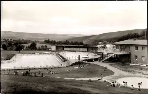 Ak Heringen an der Werra, Schwimmbad