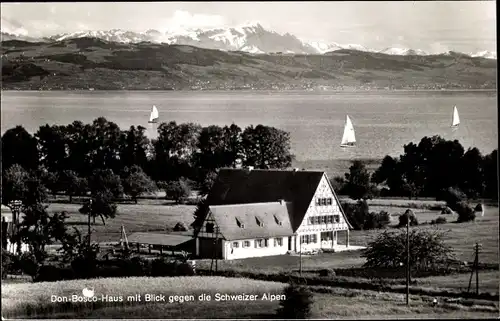 Ak Eriskirch Bodensee, Don Bosco Haus, Schweizer Alpen