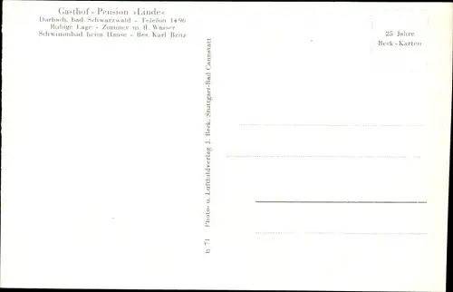 Ak Durbach in Baden Württemberg, Ort mit Kirche, Gasthof Linde
