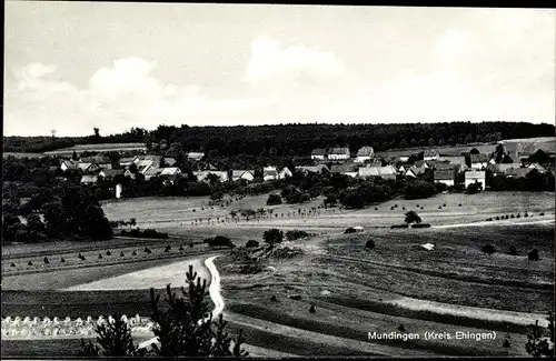 Ak Mundingen Ehingen an der Donau, Gesamtansicht