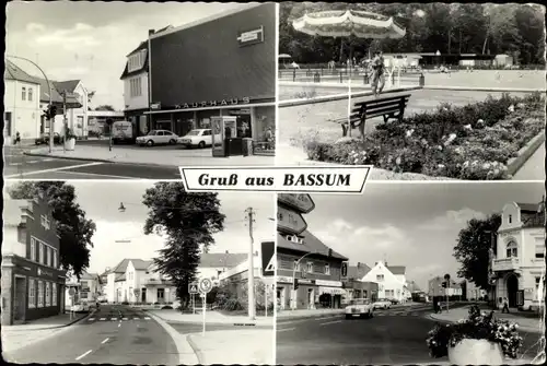 Ak Bassum in Niedersachsen, Detailansichten, Kaufhaus