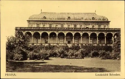 Ak Praha Prag, Letohradek Belvedere