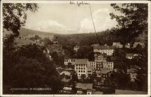 Ak Janské Lázně Johannisbad Region Königgrätz, Blick auf den Ort