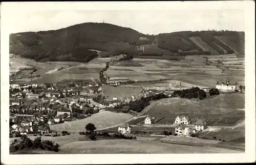 Ak Susice na Šumavě Höritz Südböhmen, Blick auf den Ort mit Umgebung