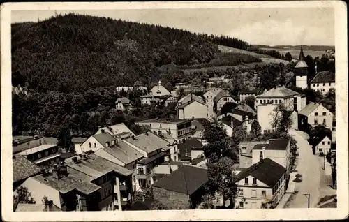 Ak Hronov Hronow Region Königgrätz, Blick auf den Ort