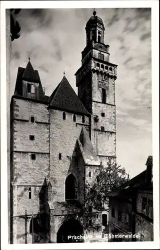Ak Prachatice Prachatitz Südböhmen, Kirche