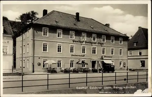 Ak Berggießhübel in Sachsen, Gasthof Goldener Stern