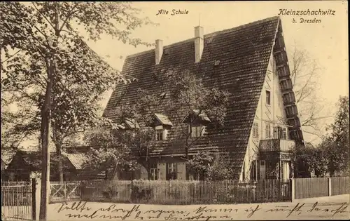 Ak Dresden Kleinzschachwitz, Alte Schule